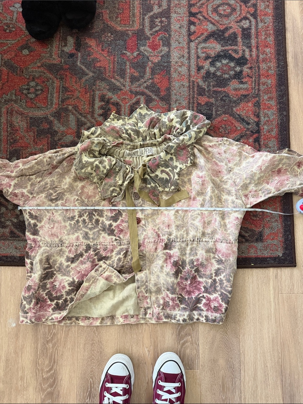 Magnolia Pearl Bell Collared Jacket with ribbon - Picture 6 of 6